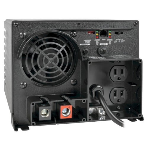 1250W PowerVerter APS 12VDC 120V Inverter/Charger with Auto Transfer Switching, 2 Outlets